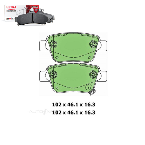 Rear Brake Pad Set FOR Toyota Estima ACR50-GSR55R Tarago Vellfire 06- On DB1914 