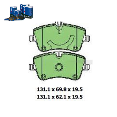 Front Brake Pad Set FOR Mercedes Benz C180 CLK200K-CLK320 SLK300 00-11 DB1921 