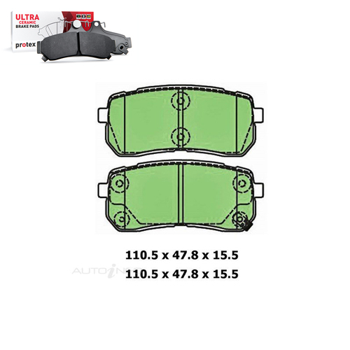 Rear Brake Pad Set FOR Hyundai iLoad TQ Kia Carnival VQ YP Sorento 06-On DB1957 