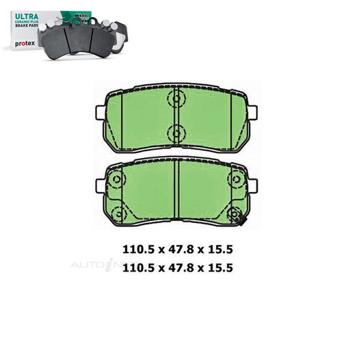 Rear Brake Pad Set FOR Hyundai iLoad TQ Kia Carnival VQ YP Sorento 06-On DB1957 