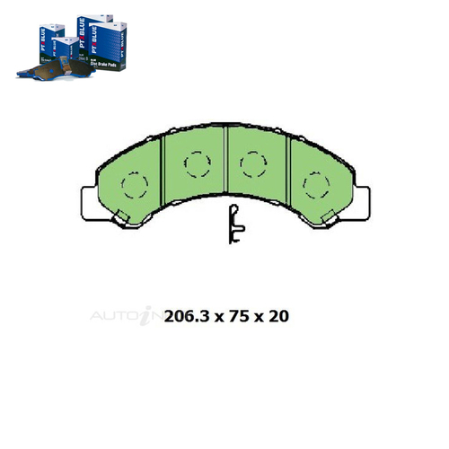 Front Brake Pad Set FOR Hino 300 616-921 Isuzu NKR200- NPR75-190 1998-On DB1992 