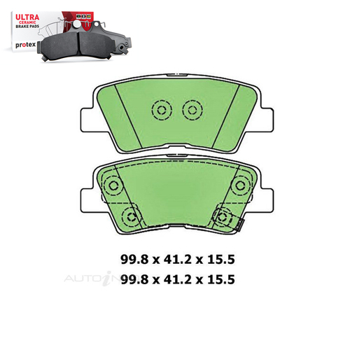 Rear Brake Pad Set FOR Hyundai i30 GD Tucson Kia Rio UB Sportage 11-On DB2088 