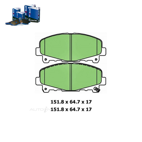 Front Brake Pad Set FOR Honda Accord Euro CU Volvo XC90 D5 2005-2015 DB2118 