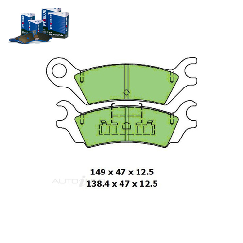 Rear Brake Pad Set FOR Ford Telstar AR AS TX5 Mazda 626 929 Capella 78-91 DB279 