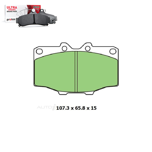 Front Brake Pad Set FOR Toyota 4 Runner Bundera Hilux Landcruiser 72-93 DB288 