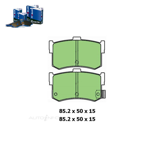 Rear Brake Pad Set FOR Honda Legend KA Hyundai Sonata Y2 Y3 1985-2005 DB437 