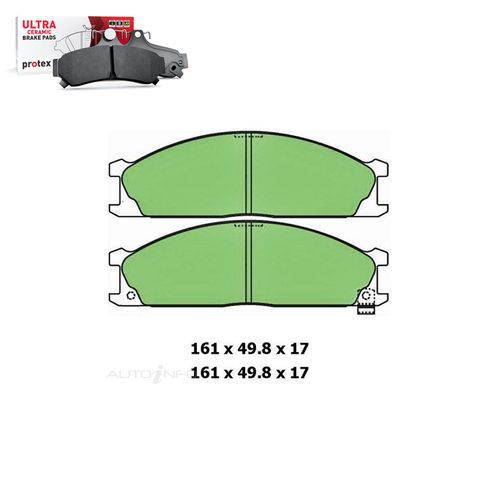 Front Brake Pad Set FOR Isuzu Fargo Nissan E24 D21 D22 Subaru SVX 86-15 DB438 