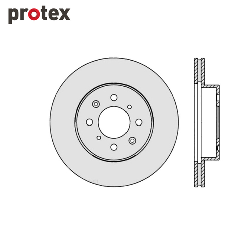 DISC ROTOR FRONT FOR HONDA ACC/PREL DR184