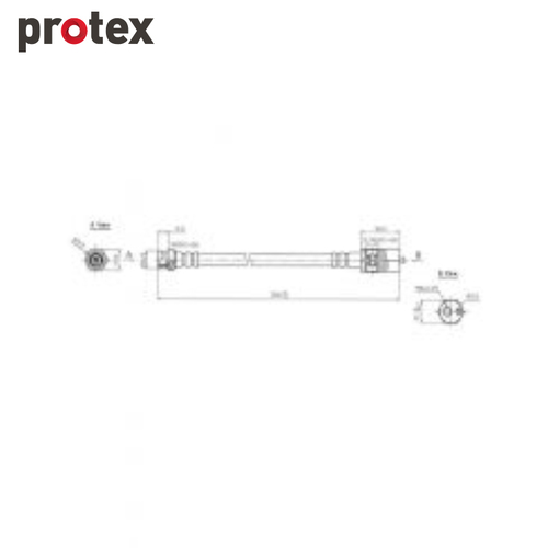 Protex Brake Hose H1224