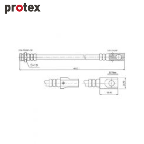 Protex Brake Hose H1299