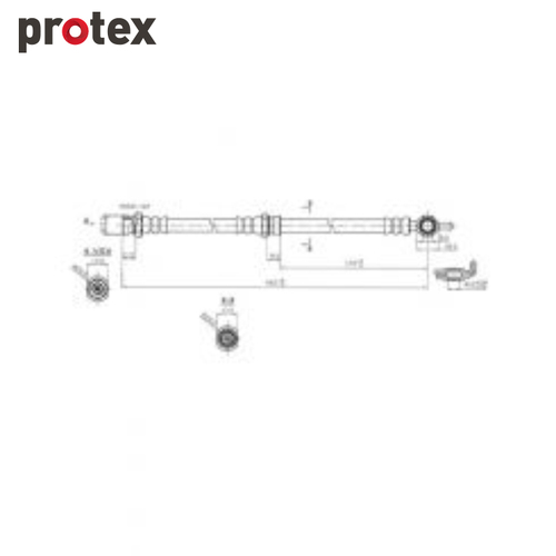 Protex Brake Hose H1316