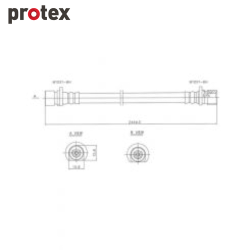 Protex Brake Hose H1416