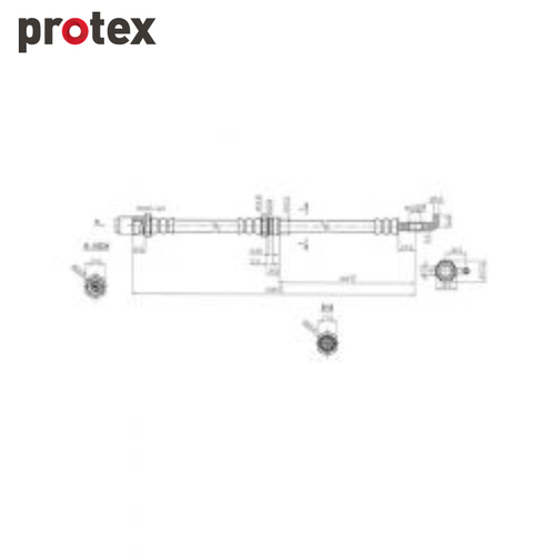 Protex Brake Hose H1507