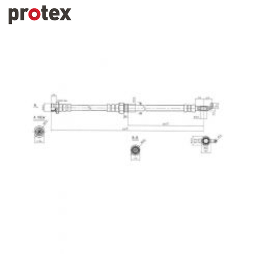 Protex Brake Hose H1545