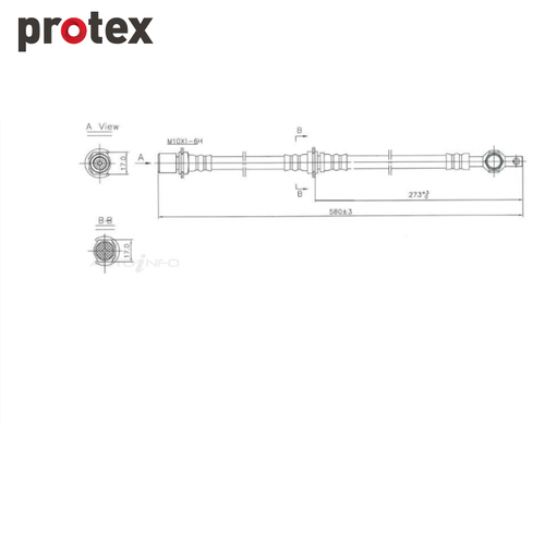 Protex Brake Hose H1585