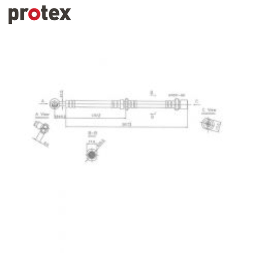 Protex Brake Hose H1589