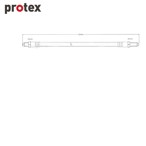 Protex Brake Hose H1663