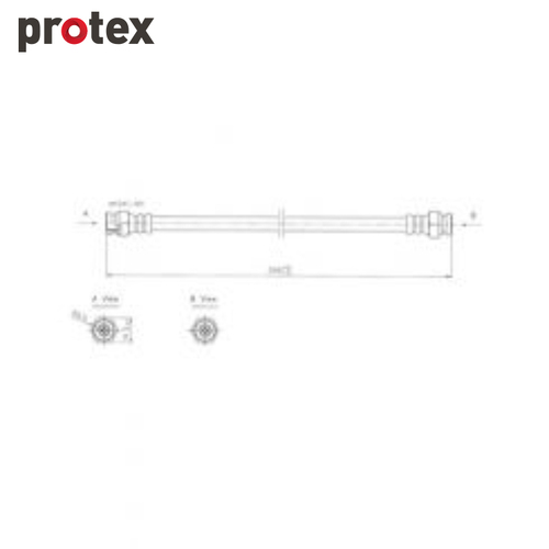 Protex Brake Hose H1755