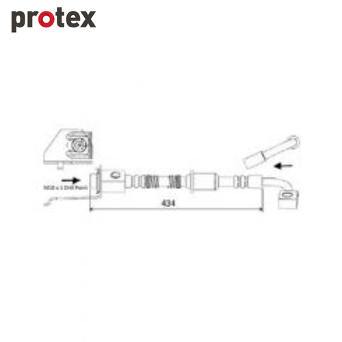 Protex Brake Hose H1904