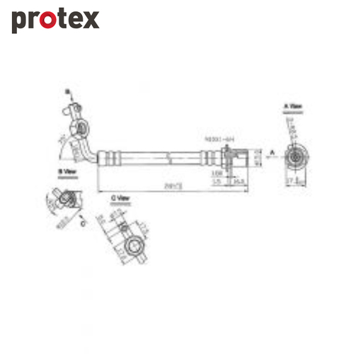 Protex Brake Hose H1947