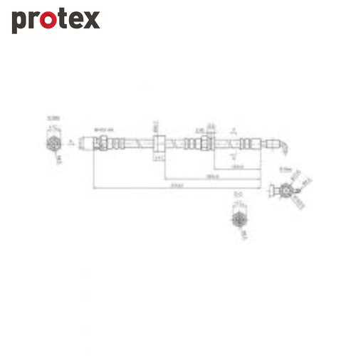 Protex Brake Hose H1949