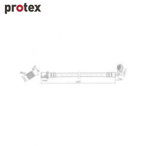 Protex Brake Hose H2024