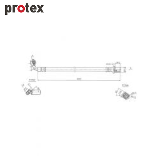 Protex Brake Hose H2026