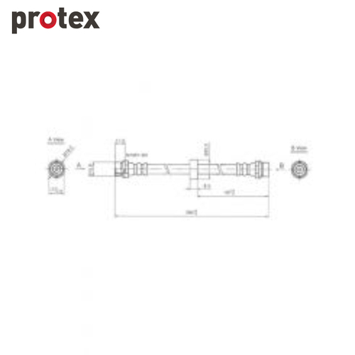 Protex Brake Hose H3017