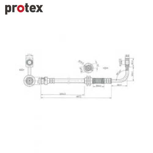 Protex Brake Hose H3434