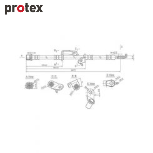 Protex Brake Hose H3458