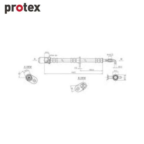 Protex Brake Hose H3476