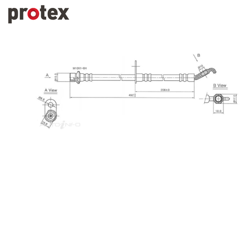 Protex Brake Hose H3488