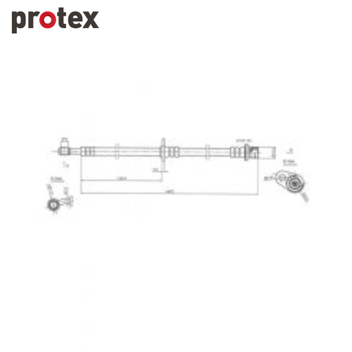 Protex Brake Hose H3498