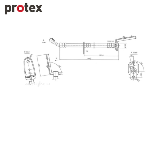 Protex Brake Hose H3503