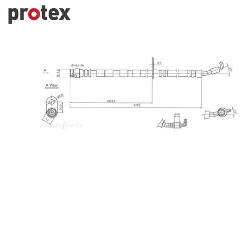 Protex Brake Hose H3506