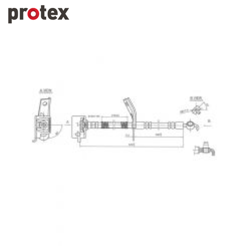 Protex Brake Hose H3510