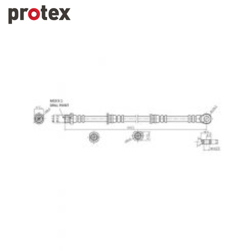 Protex Brake Hose H3573