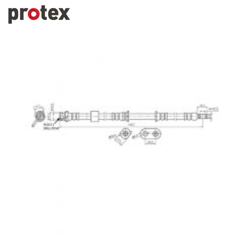 Protex Brake Hose H3586