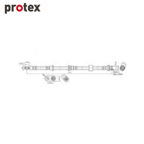 Protex Brake Hose H3587