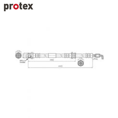 Protex Brake Hose H3686