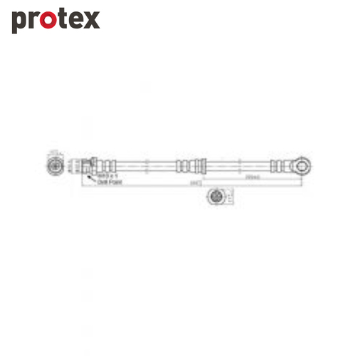 Protex Brake Hose H3696