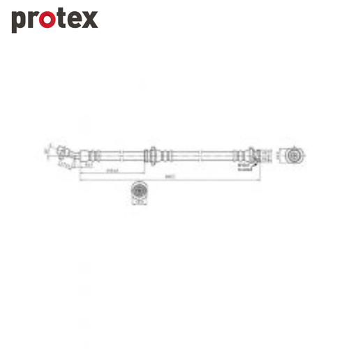 Protex Brake Hose H3729