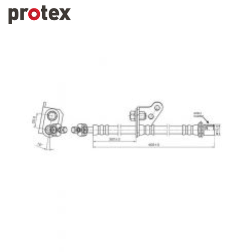 Protex Brake Hose H3745