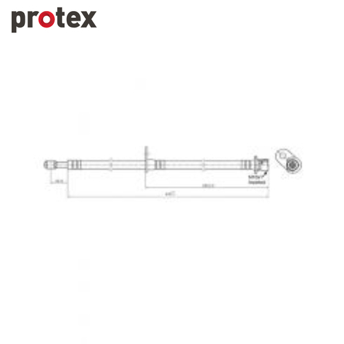 Protex Brake Hose H3757