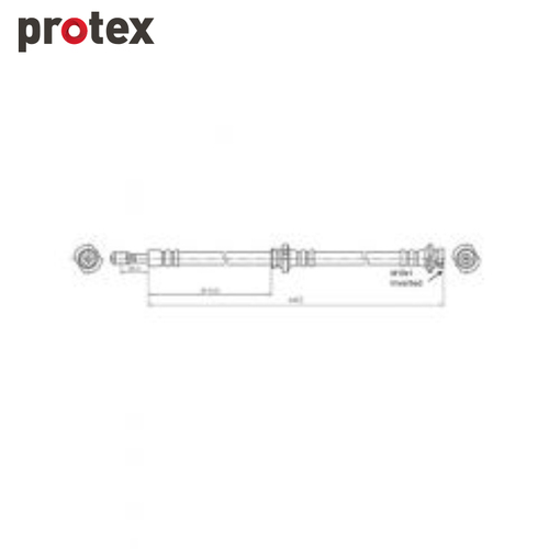 Protex Brake Hose H3768