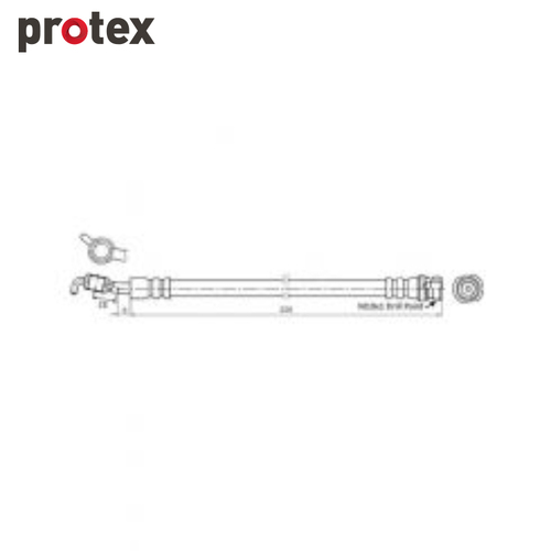 Protex Brake Hose H3797