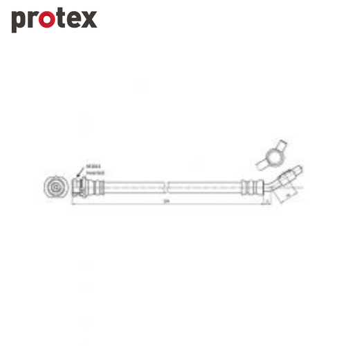 Protex Brake Hose H3802