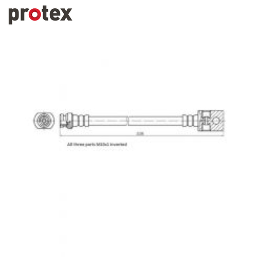 Protex Brake Hose H3804