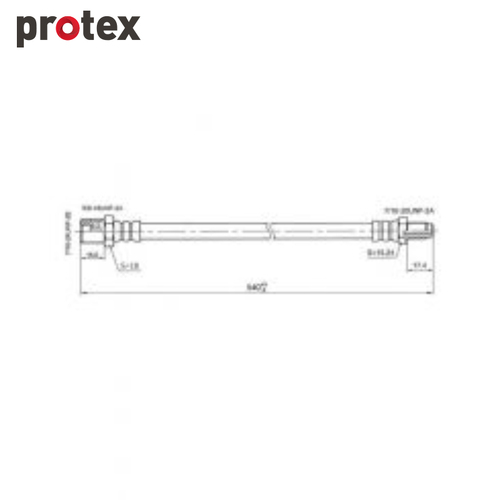 Protex Brake Hose H430