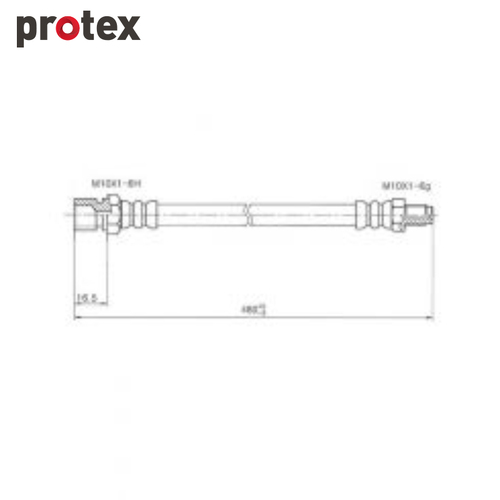 Protex Brake Hose H642